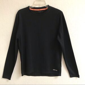 Omni-Wool base layer long sleeve black top L